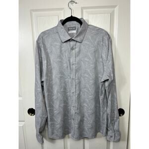 Michael Kors Men's Shirt Button Down Long Sleeve Slim Fit Airsoft ECO XL NWOT